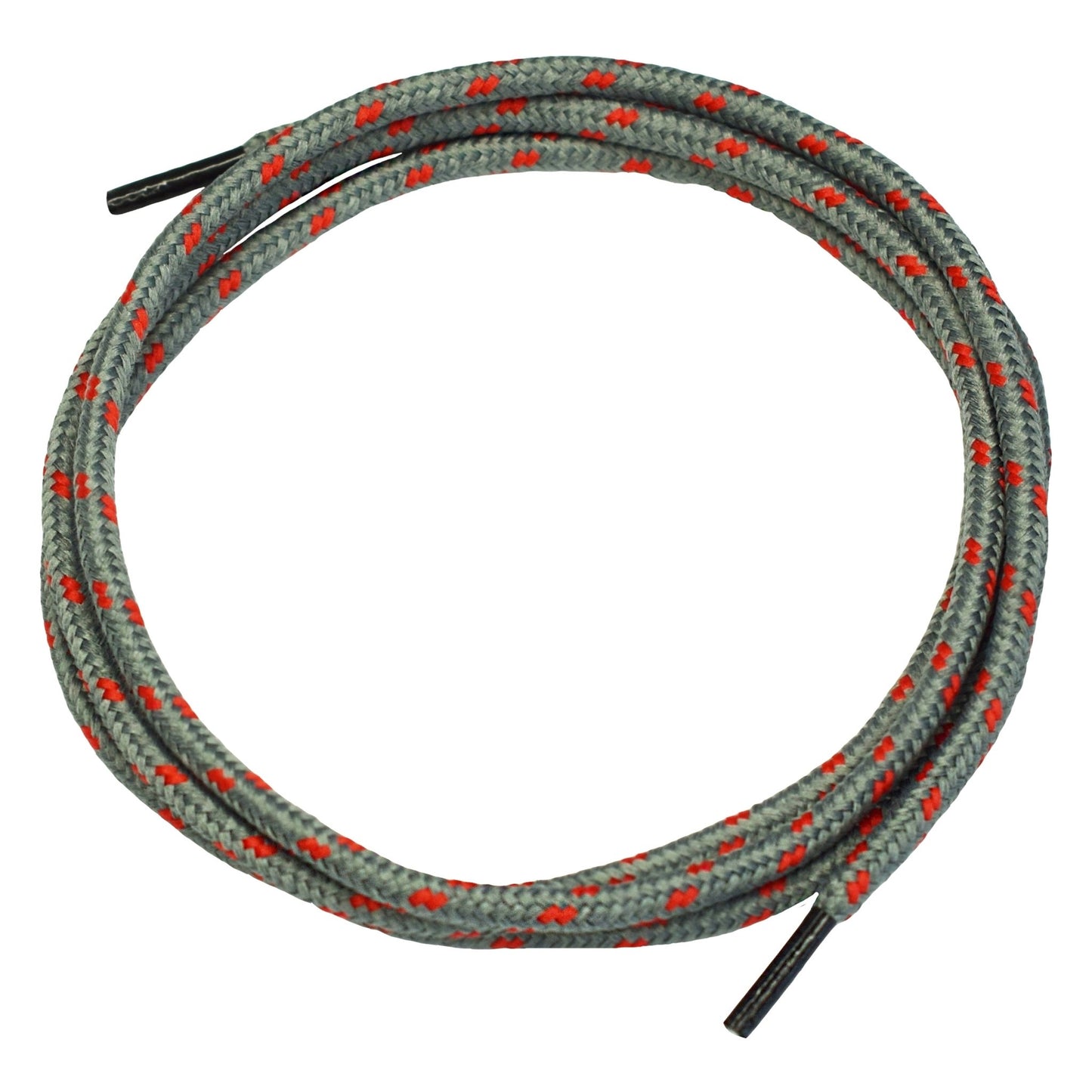 Lacets NITRAS, gris / rouge | Paquet (1 paire)