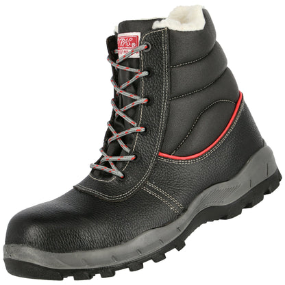 NITRAS STEP MID+ MF W, S3 CI bottes d'hiver de sécurité, mi-hauteur, noir