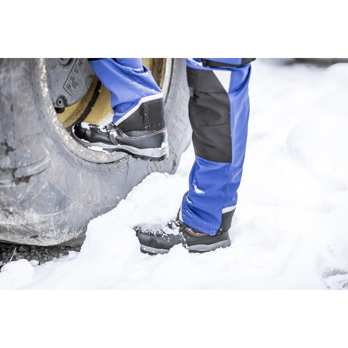 NITRAS STEP MID+ MF W, S3 CI bottes d'hiver de sécurité, mi-hauteur, noir