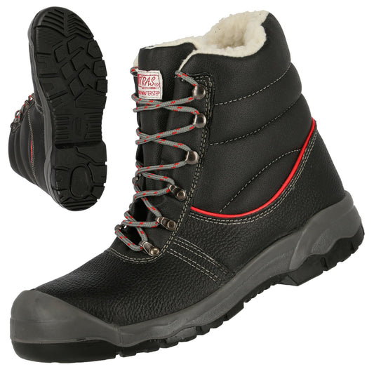 NITRAS STEP MID+ W, bottes d'hiver de sécurité S3, mi-hauteur, noir