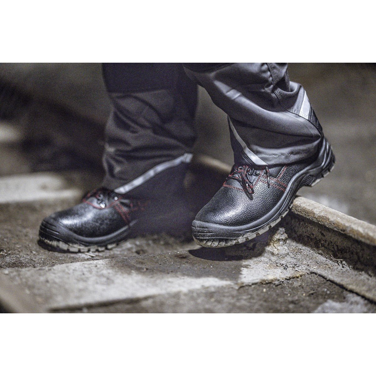 NITRAS BASIC STEP MID, bottes de sécurité S3, mi-hauteur, noir
