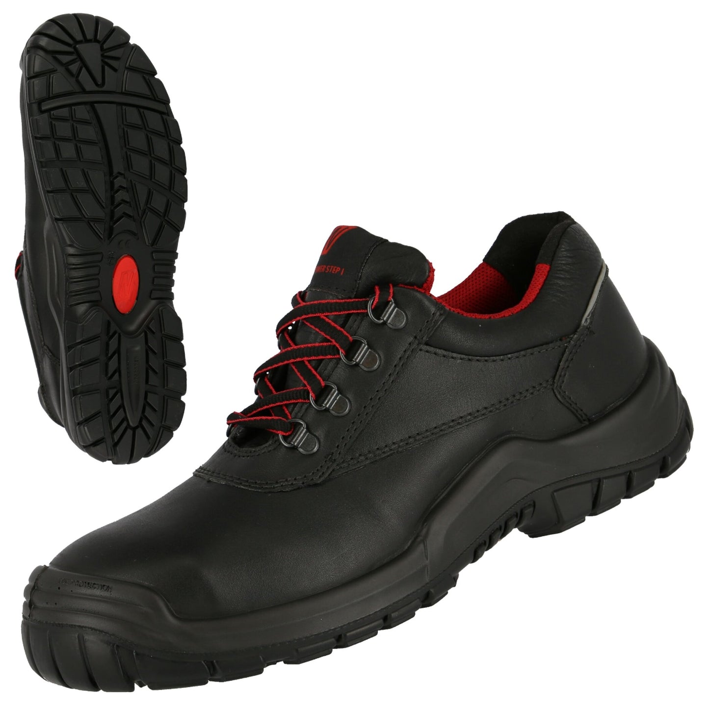 NITRAS POWER STEP, chaussures de sécurité S3 HRO SRC, noires