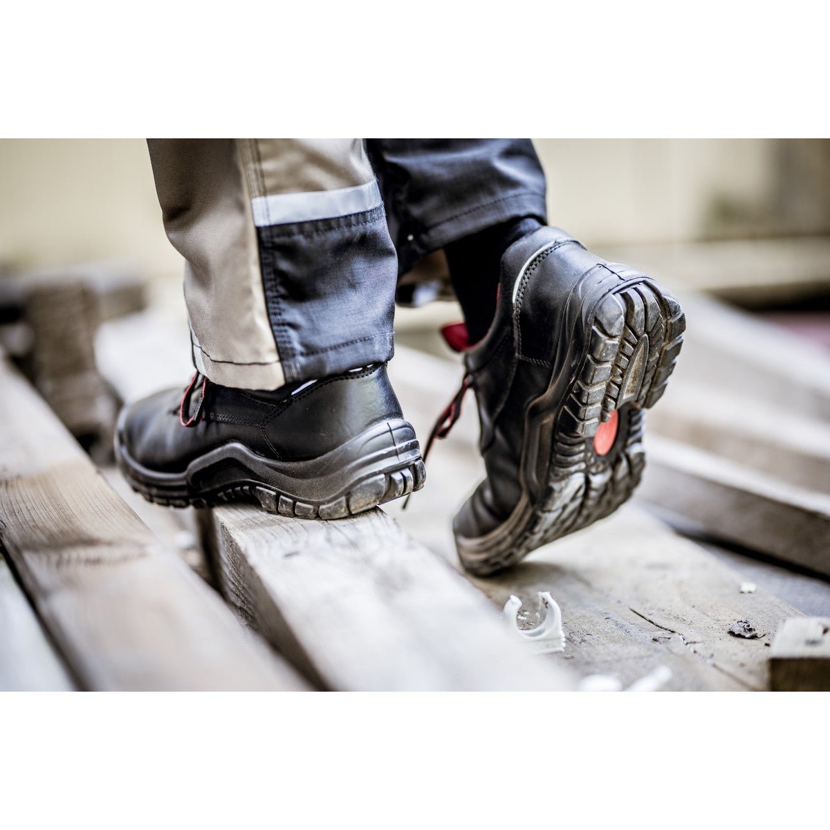 NITRAS POWER STEP, chaussures de sécurité S3 HRO SRC, noires