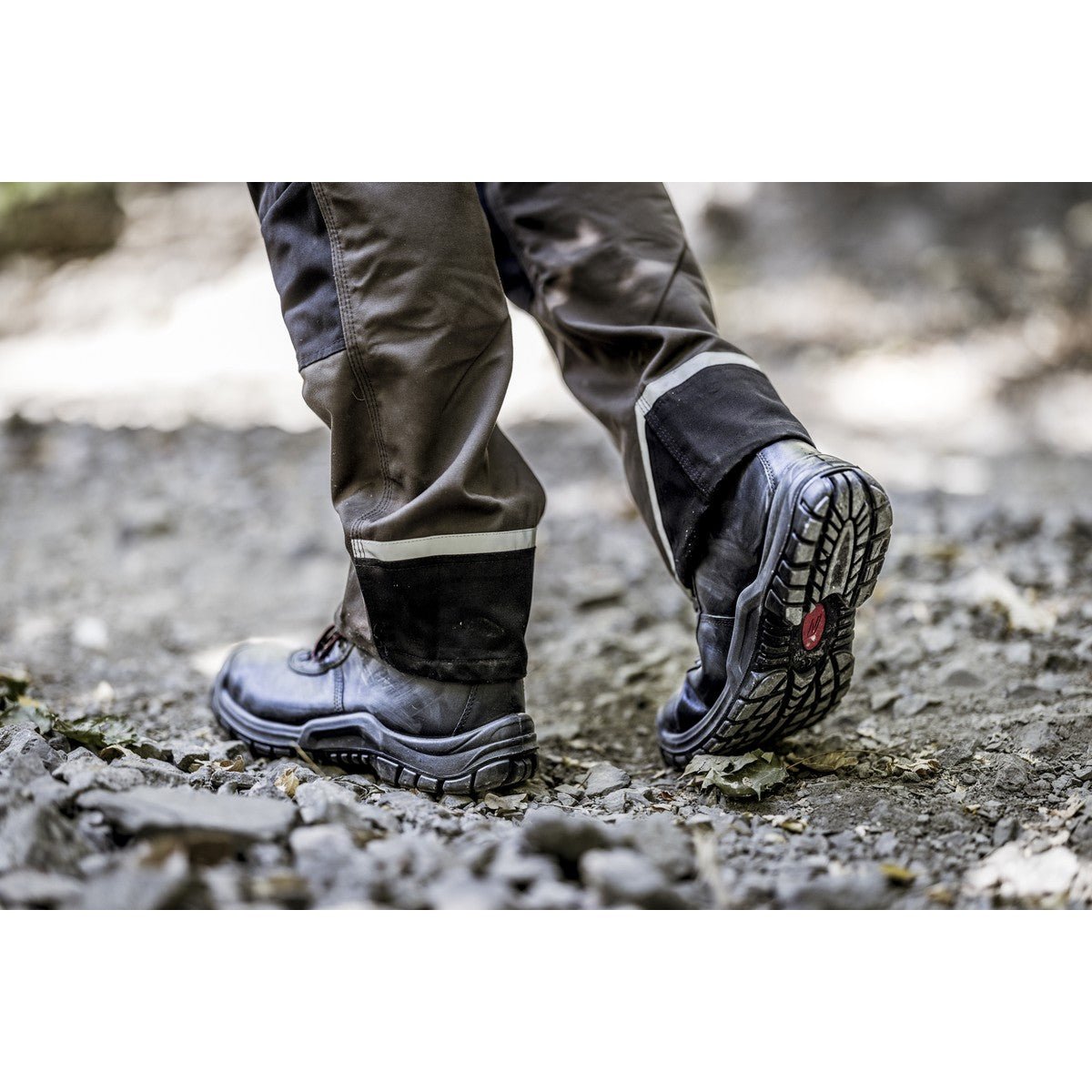 NITRAS POWER STEP MID, S3 HI HRO bottes de sécurité, mi-hauteur, noir