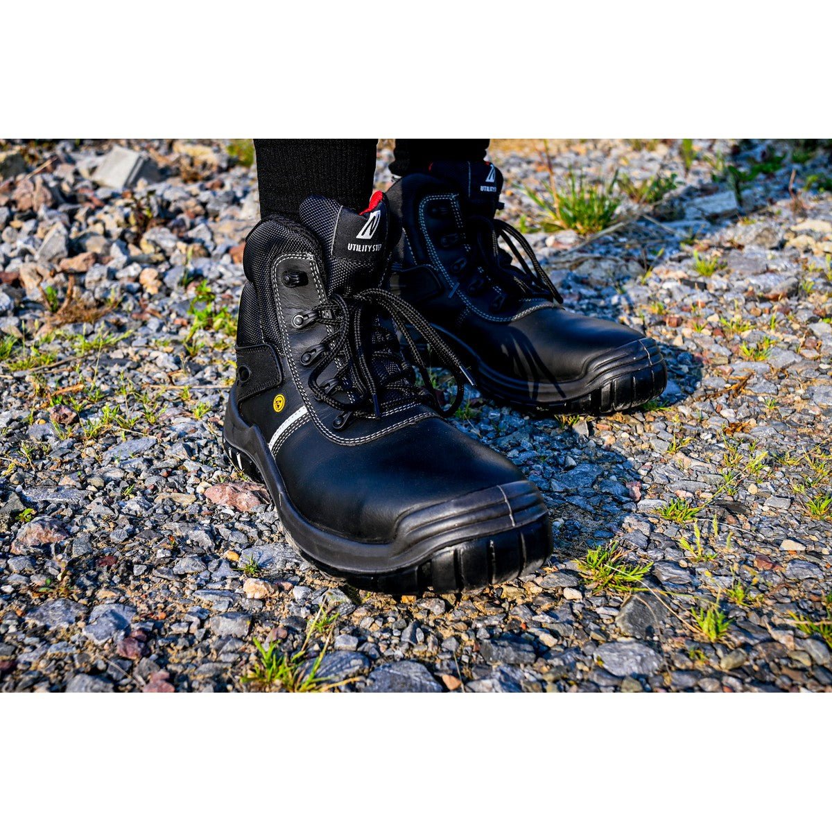 Bottes de sécurité NITRAS UTILITY STEP MID, S3L CI FO SR, noires
