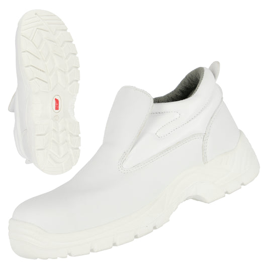 NITRAS CLEAN STEP MID SL, chaussons de sécurité S2, blanc