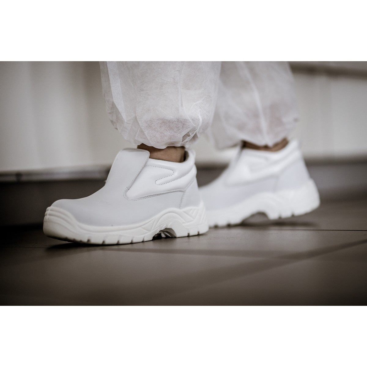 NITRAS CLEAN STEP MID SL, chaussons de sécurité S2, blanc