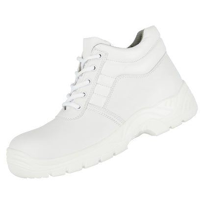 NITRAS CLEAN STEP MID, bottes de sécurité S2, mi-hauteur, blanc