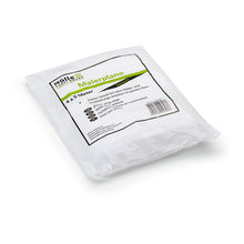 Abgebildet ist eine versiegelte Nölle Profi Brush Malerplane 4x5 m (11 my), strapazierfähig für Malerarbeiten, 1 Stück, von Nölle Profi Brush Bürsten- & Pinseltechnik e.K., mit Etikett, Symbolen & Barcode, auf weißem Hintergrund.