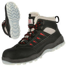 NITRAS SPORT STEP MID W, bottes d'hiver de sécurité S3 CI, mi-hauteur, noir