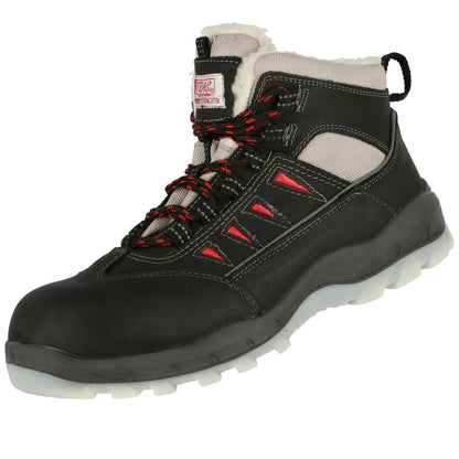 NITRAS SPORT STEP MID W, bottes d'hiver de sécurité S3 CI, mi-hauteur, noir