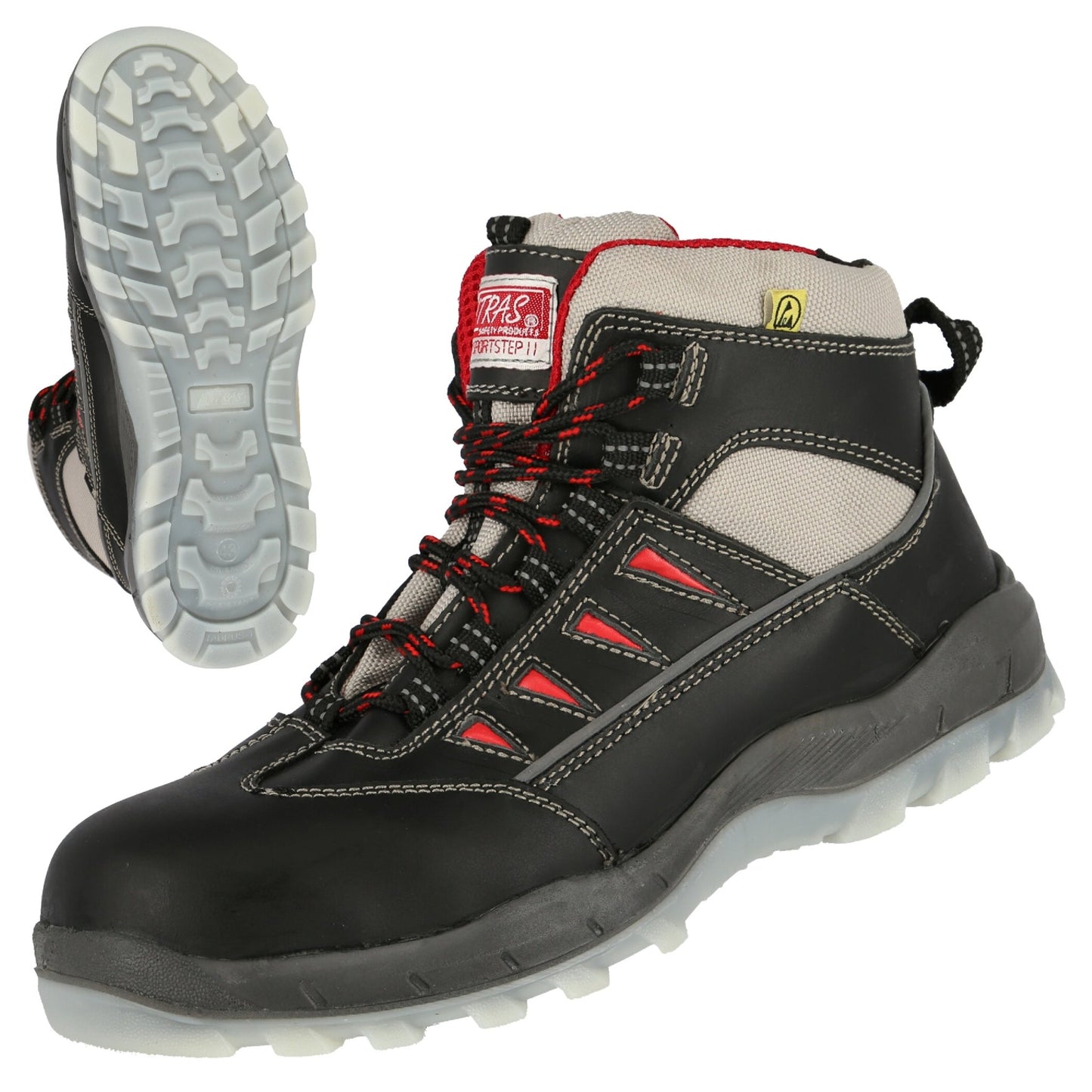 NITRAS SPORT STEP MID, bottes de sécurité S3, mi-hauteur, noir