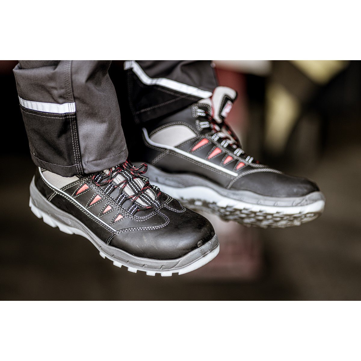 NITRAS SPORT STEP MID, bottes de sécurité S3, mi-hauteur, noir