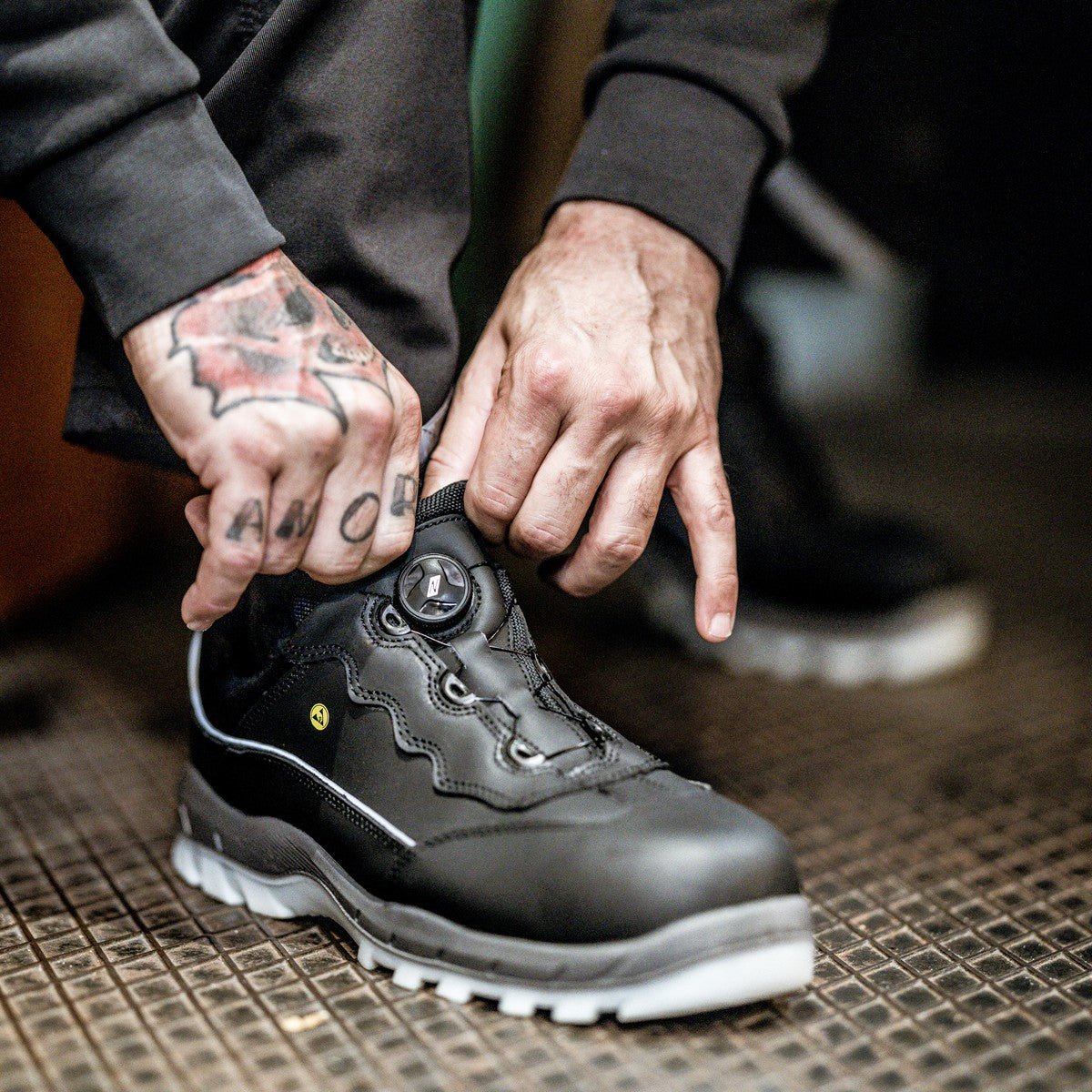 NITRAS SPORT STEP FIT, chaussures basses de sécurité, noir