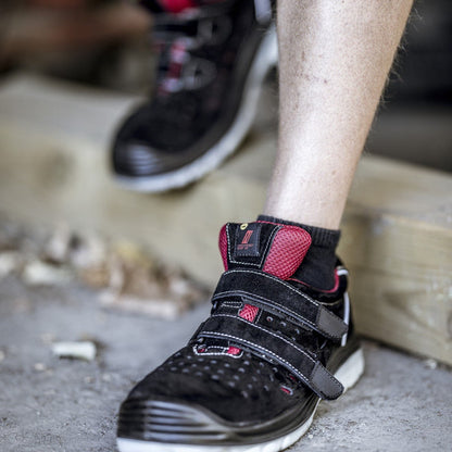 NITRAS EASY STEP SA, sandales de sécurité S1P, noires