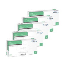 Gants d'examen en latex MaiMed-soft PF non stériles et sans poudre 100 pièces/boîte