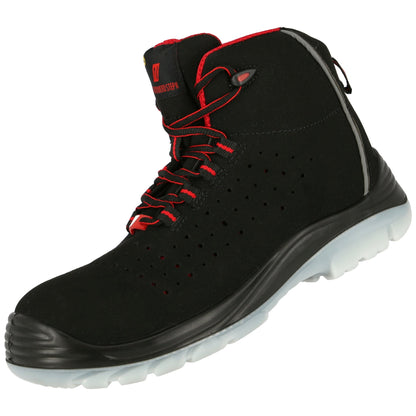NITRAS MICRO STEP MID, bottes de sécurité S1 P, mi-hauteur, noir