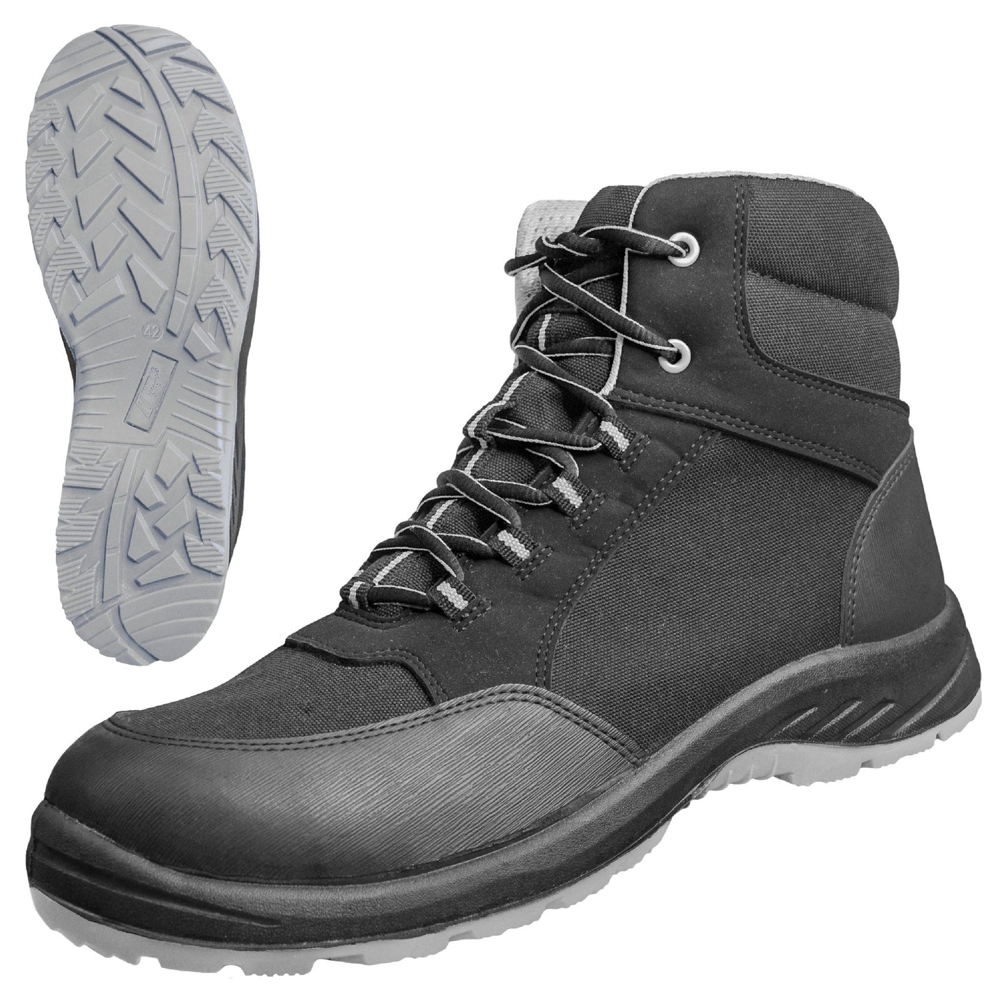 NITRAS SOLID STEP MID, bottes de sécurité, mi-hauteur