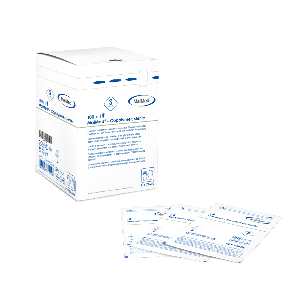 Gants stériles et jetables en copolymère MaiMed