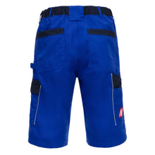 NITRAS MOTION TEX LIGHT, pantalon de travail, court, bleu roi / bleu marine