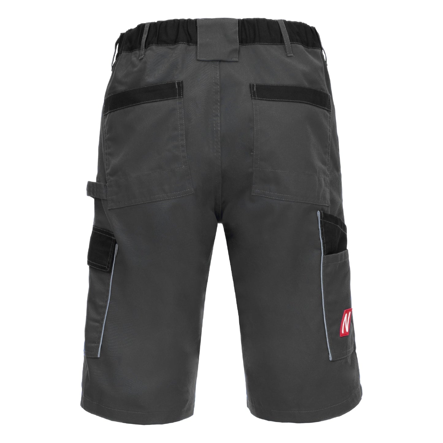 NITRAS MOTION TEX LIGHT, pantalon de travail, court, gris / noir