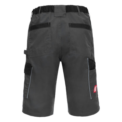 NITRAS MOTION TEX LIGHT, pantalon de travail, court, gris / noir