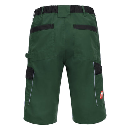 NITRAS MOTION TEX LIGHT, pantalon de travail, court, vert / noir