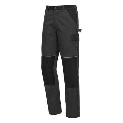 NITRAS MOTION TEX LIGHT, pantalon de travail, long, gris / noir
