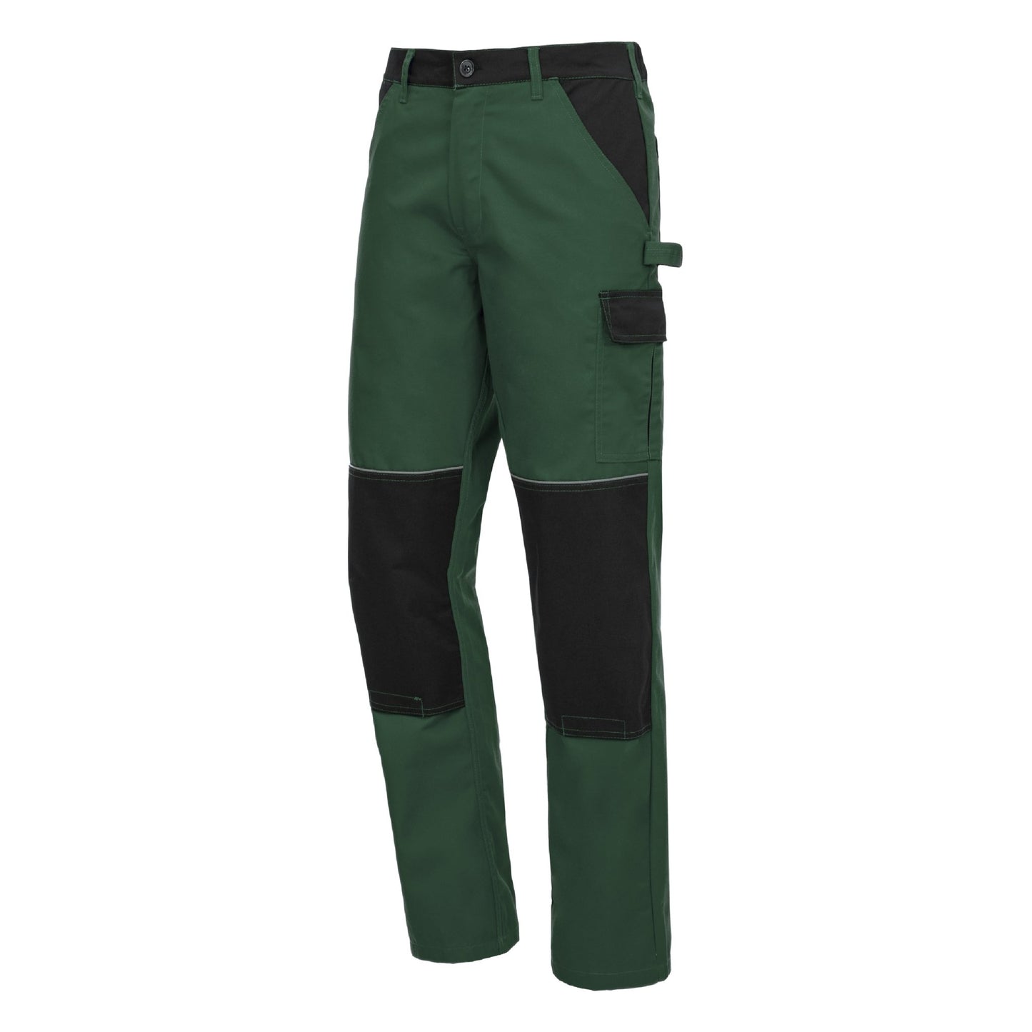 NITRAS MOTION TEX LIGHT, pantalon de travail, long, vert / noir