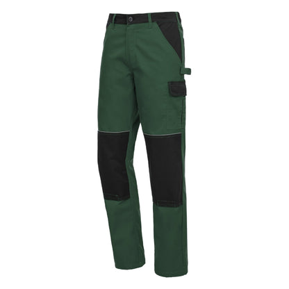 NITRAS MOTION TEX LIGHT, pantalon de travail, long, vert / noir