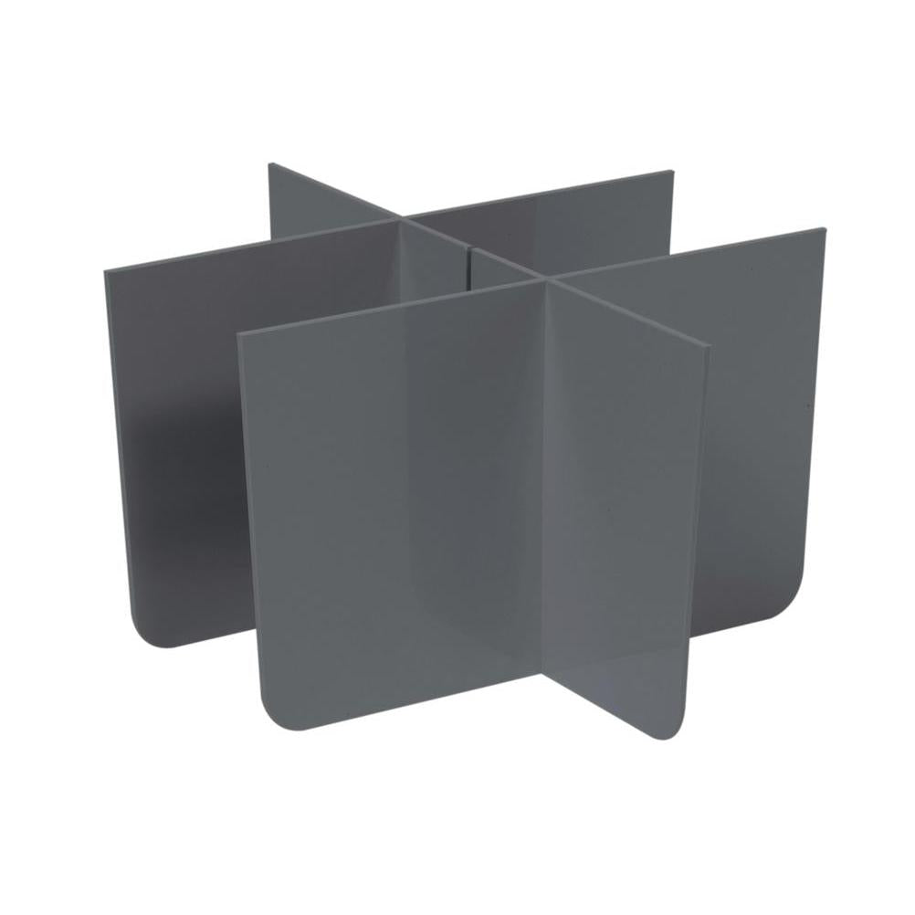 Le tiroir TASKI grand de Diversey Deutschland GmbH & Co. OHG est un tiroir gris à six compartiments avec des coins arrondis, idéal pour l'organisation de bureau et parfait pour organiser les tiroirs 7517245. Emballage : 1 pièce.