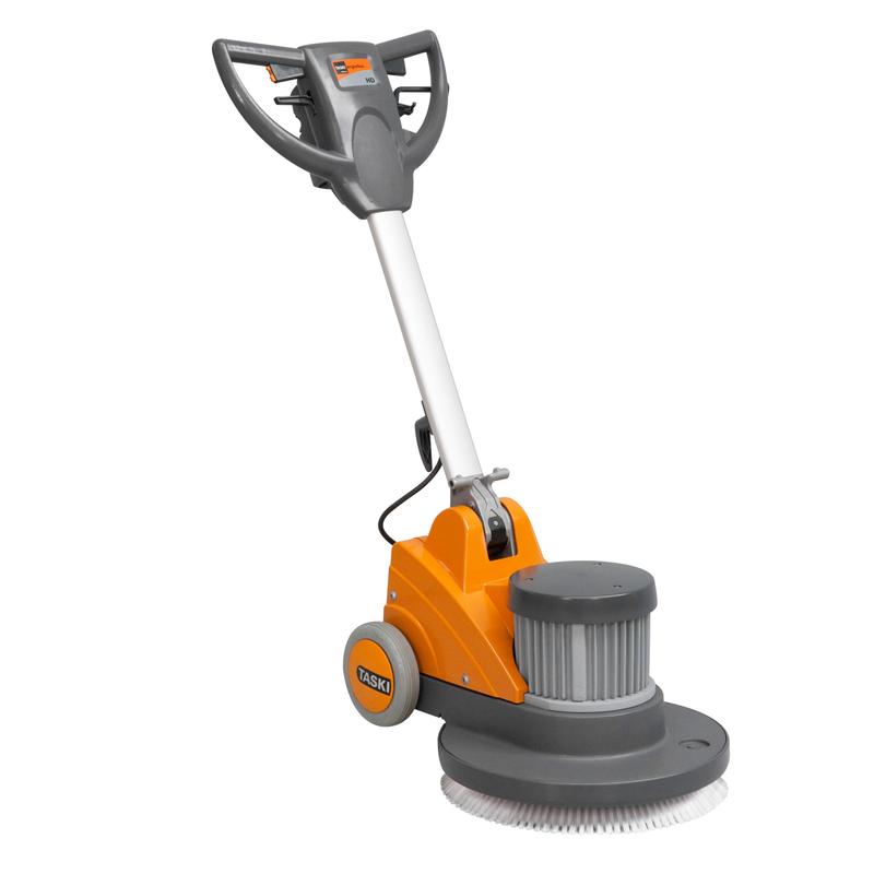 La TASKI ergodisc HD de Diversey Deutschland GmbH & Co. OHG est une puissante monobrosse à basse vitesse (150 tr/min), parfaite pour le nettoyage de base et la cristallisation du marbre; livrée en paquet de 1 pièce.