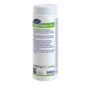 Un récipient cylindrique blanc avec l'inscription "Suma Café Powder C2.1, poudre de nettoyage pour machines à café" (566 g) de Diversey Deutschland GmbH & Co. OHG avec des informations produit multilingues clairement visibles sur l'étiquette.