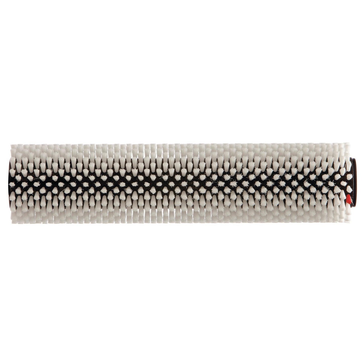 La brosse d'encapsulation TASKI procarpet 45 de Diversey Deutschland GmbH & Co. OHG est un rouleau de brosse cylindrique avec des poils blancs sur un noyau noir, conçu pour le nettoyage des tapis. Elle est illustrée de côté sur un fond blanc.