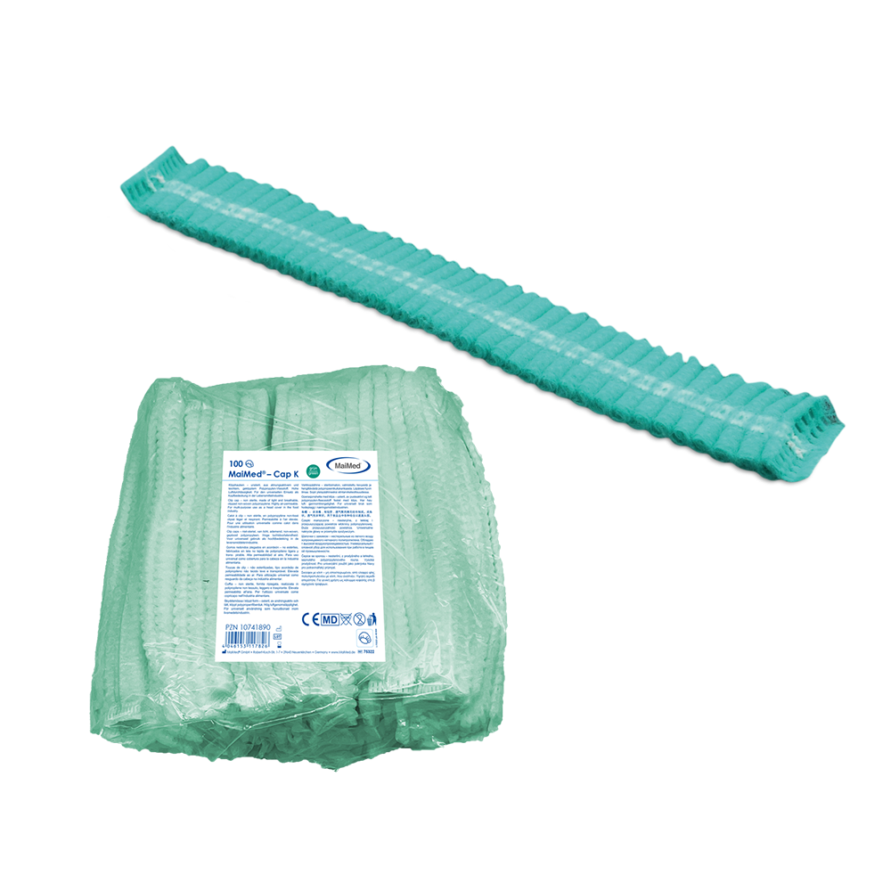 MaiMed-Cap K, capuchon à clip en PP, 100 pièces/sachet
