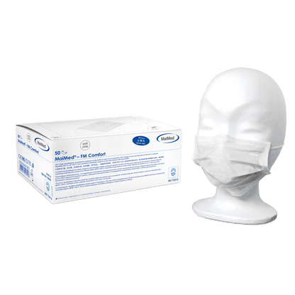 Masque chirurgical MaiMed-FM Comfort, non stérile, 3 épaisseurs, 50 pièces/boîte