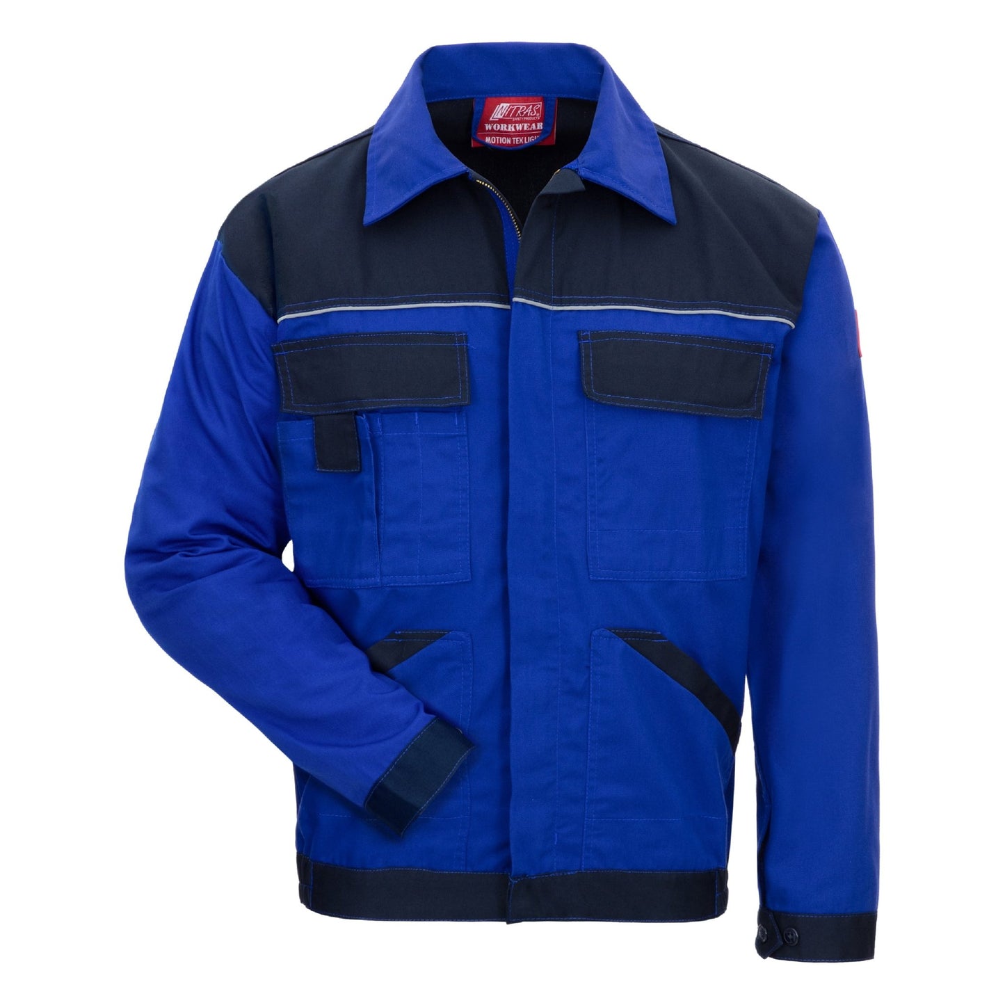 NITRAS MOTION TEX LIGHT, veste de travail, bleu royal / bleu marine