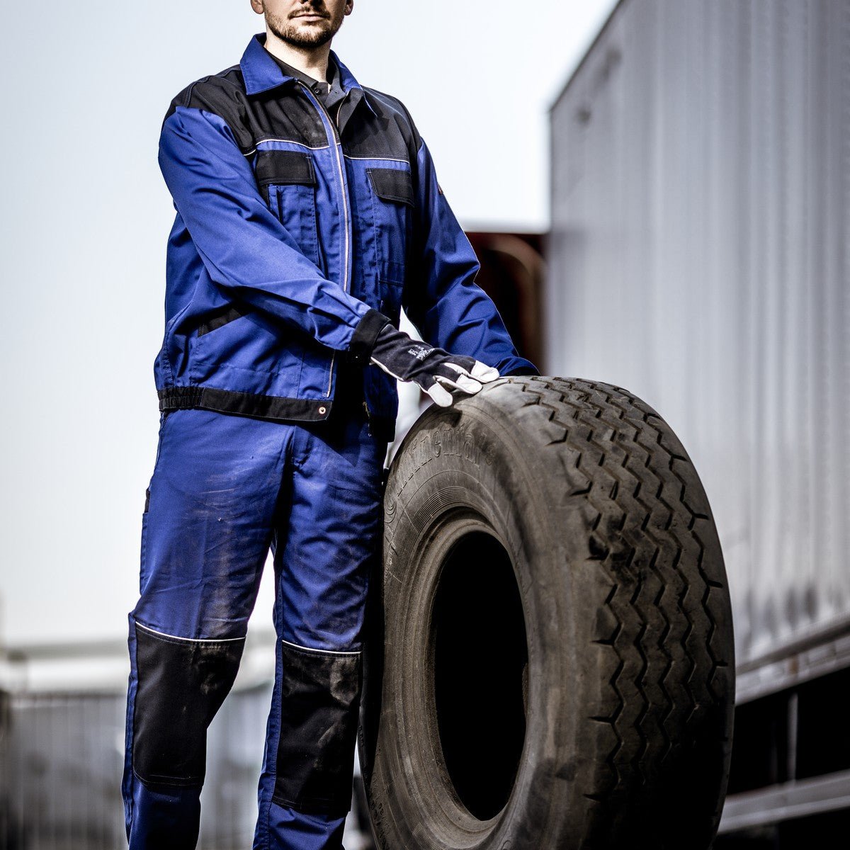 NITRAS MOTION TEX LIGHT, veste de travail, bleu royal / bleu marine