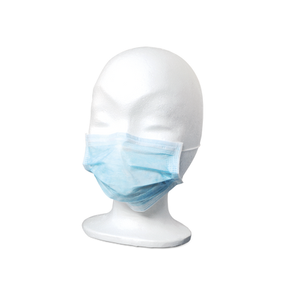 MaiMed-FM C plus., masque, unst. avec masque chirurgical en caoutchouc, non stérile, 3 épaisseurs, bleu, 50 pcs./carton | Boîte (50 pièces)