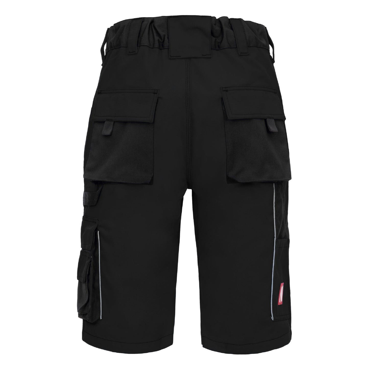 NITRAS MOTION TEX PLUS, pantalon de travail, court, noir