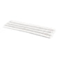 La housse de rechange en microfibre Nölle Profi Brush pour balai à franges (55 cm, 1 pièce), fabriquée par Nölle Profi Brush Bürsten- & Pinseltechnik e.K., est une housse de rechange rectangulaire blanche ornée de deux bandes gris clair disposées à plat sur un fond blanc.