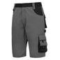 NITRAS MOTION TEX PLUS, pantalon de travail, court, gris / noir