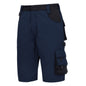 NITRAS MOTION TEX PLUS, pantalon de travail, court, bleu marine / noir