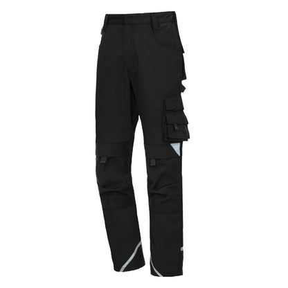 NITRAS MOTION TEX PLUS, pantalon de travail, long, noir