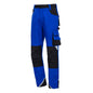 NITRAS MOTION TEX PLUS, pantalon de travail, long, bleu roi / noir