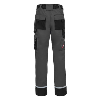 NITRAS MOTION TEX PLUS, pantalon de travail, long, gris / noir