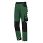 NITRAS MOTION TEX PLUS, pantalon de travail, long, vert / noir