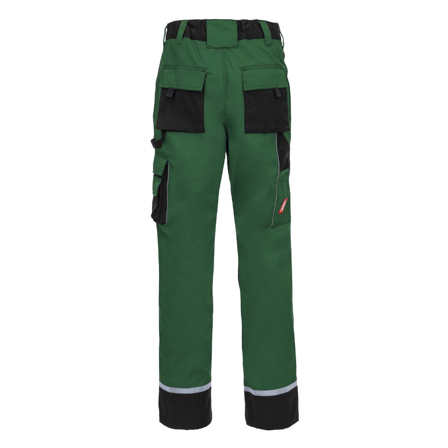 NITRAS MOTION TEX PLUS, pantalon de travail, long, vert / noir