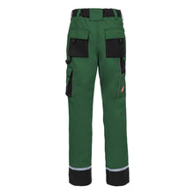 NITRAS MOTION TEX PLUS, pantalon de travail, long, vert / noir