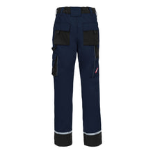 NITRAS MOTION TEX PLUS, pantalon de travail, long, bleu marine / noir